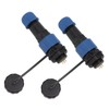 2Pcs SD16 IP68 Waterproof Aviation Connector SD16 Female Plug Male