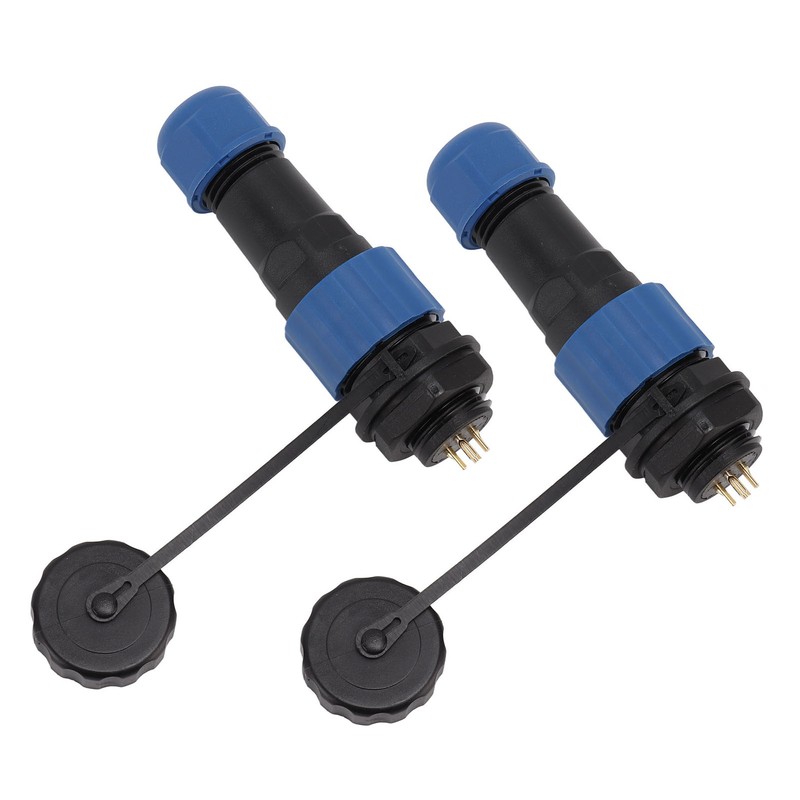 2Pcs SD16 IP68 Waterproof Aviation Connector SD16 Female Plug Male