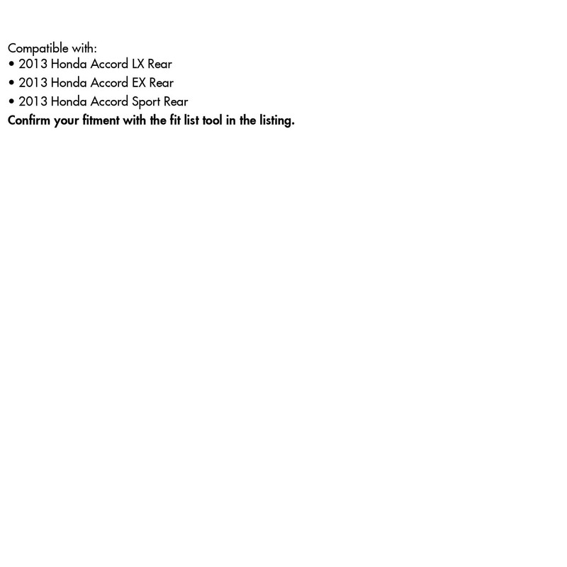 TRQ Rear Rear View Camera Compatible with 2013 Honda Accord