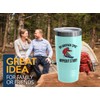 Snowboarding Teal Edition Viking Tumbler 20oz - Wipeout story. -