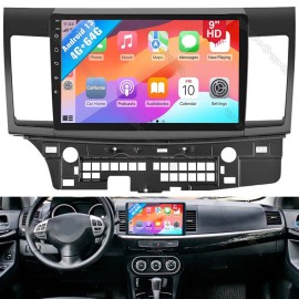 Unbranded 64G For Mitsubishi Lancer 2008-2015 Android 13 CarPlay Car Radio GPS  Stereo BT