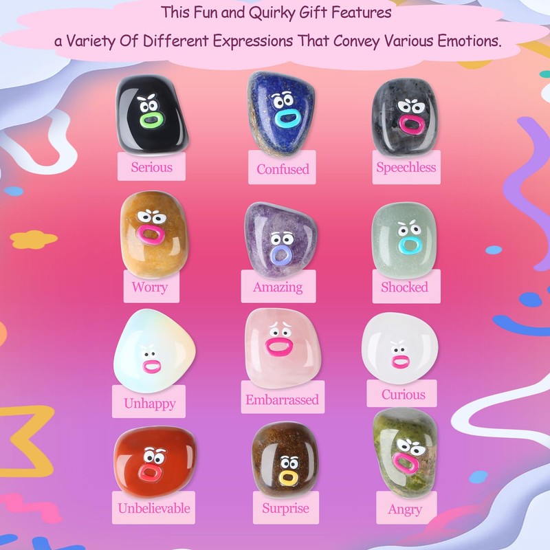 DUQGUHO Cute Party Favors Irregular Crystals Gifts Stress Relief Weird