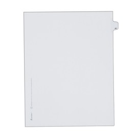 Avery Individual Legal Exhibit Dividers, Allstate Style, 48, Side Tab, 8.5 x 11 inches, Pack of 25 (82246)