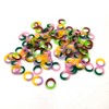 SNAWOP Orthodontic Elastic Rubber Band 1/4" Neon 100PCS Medium 3.5