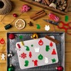 Aflyu 384 Pieces Christmas Foam Stickers Self Adhesive Christams Foam