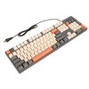 104 Keys Wired Keyboard 3 Colors Cute Gaming Keyboard USB