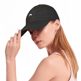 Women Running Cap – Adjustable, Breathable,Waterproof, UV Protection Sports Hat for Running, Hiking, Golf & Outdoor Activities – Lightweight, Quick-Dry, Comfortable Black