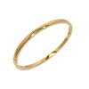 Women's Gold Bangle - 18K Gold Plated Stainless Steel Bracelet