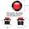 VISSQH 16mm Push Button Switch ON/OFF Momentary Button Power Switch