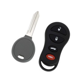 Motoforti 315MHz GQ43VT9T Keyless Entry Remote Ignition Transponder Key Fob for Dodge Neon 2000-2005 for Chrysler Intrepid 1998-2000 64 Chip 4 Buttons Long-lasting