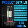 AUIMSOCO For Jeep Gladiator 2020-2023 4X White LED Headlights Hi/Lo
