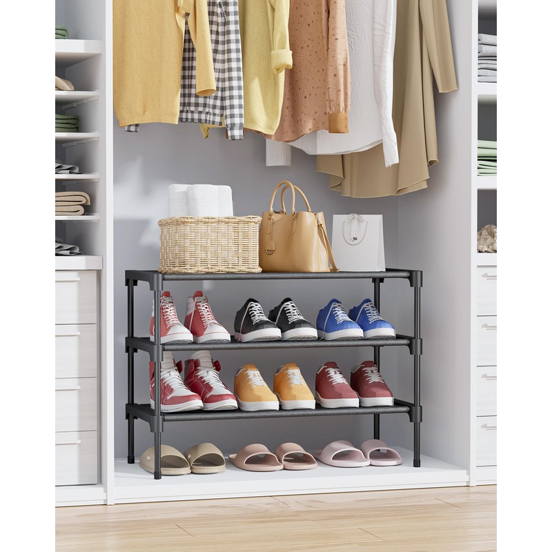 Kitsure Shoe Rack - Non-Woven Shoe Rack Shelf, Shoe Organizer