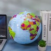 RosewineC Inflatable Global World Globe 38cm,Explore The World,Educational Geographic for