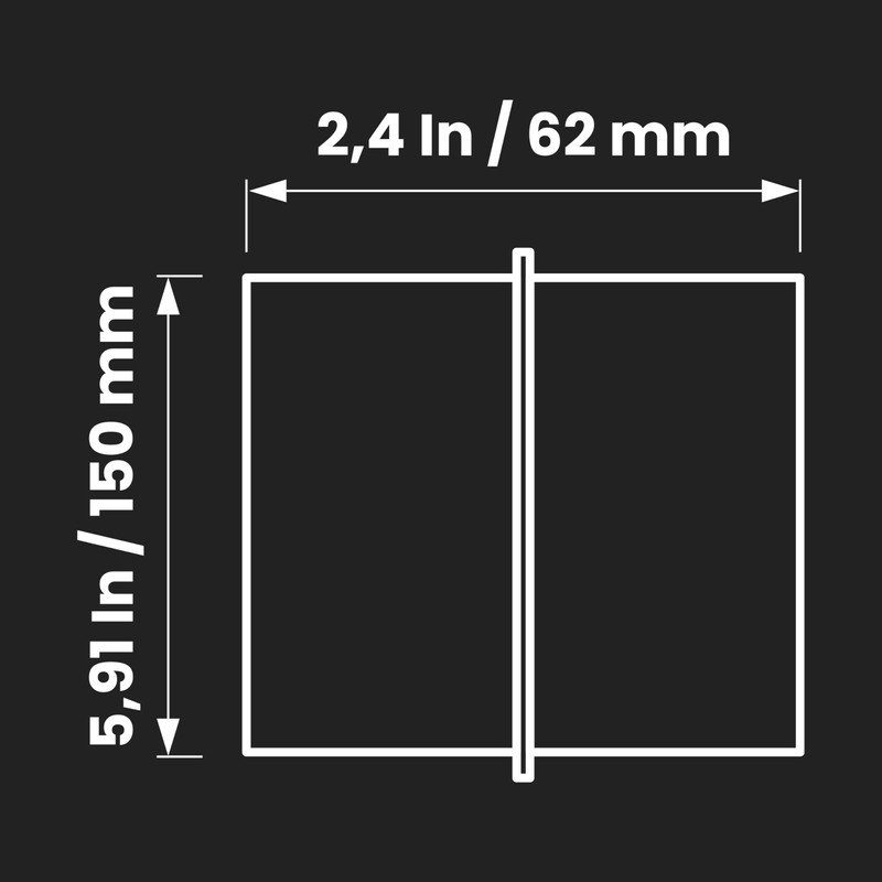 6" Inch Duct Backdraft Blocker - Pipe Connector with Backdraught