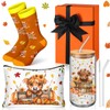 Skylety Fall Highland Cow Pumpkin Theme Gift Set Includes 16oz