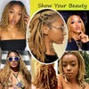Coriario Honey Blonde Locs Extensions Human Hair 8 Inch 30