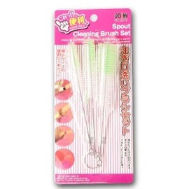 Multi-Purpose Bottle Cleaning Brush 4 Pcs 3ea