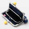 倭物や　カヤ 【Kaya】 Retro Eastern Europe Motif Double GAMAGUCHI Clasp Purse,7JMP9104,Blue.,
