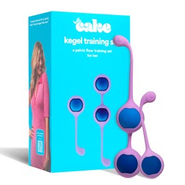 Cake Hello Cake Kegel Training Set for Women - Includes 3 Weighted Stainless-Steel Balls and Silicone Sleeves for Pelvic Floor Exercises -Helps Improve Bladder Control and Strengthen Pelvic Floor Muscles