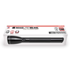 Maglite ML50L LED 3-Cell c Flashlight in Display Box, Red