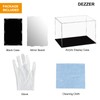 Dezzer Acrylic Display Case with Black Base, Assemble Worktop Clear