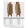 ODODOS Modal Soft Loose Tank Dress for Women Casual Sleeveless