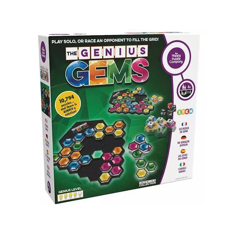 The Happy Puzzle Company Genius Gems – STEM Puzzle Game!