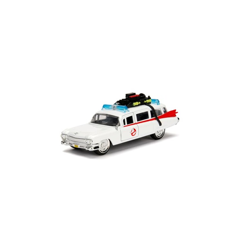 Jada Ghostbusters 1:32 Ecto-1 Die-Cast Car, Toys for Kids and