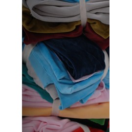 Velour Polar Fleece Fabric Remnant Bundle – 5 Mixed Pieces – Full Width & Assorted Sizes – Ideal for Crafts, Quilting, Patchwork – Mixed Colours – Clearance Offcuts & End of Rolls