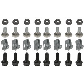 Mikes Montes 1978-1987 El Camino Complete New Rear Bumper Bolt Kit, Without Impact Strip