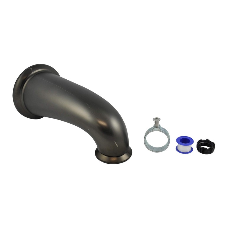 Danco 10320 Tub Spout, 8 Inches/Pull Down Diverter, Oil Rubbed