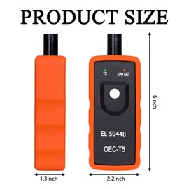 Beypovk TPMS Relearn Tool for GM Tire Sensor, EL-50448 TPMS System Programming Training Tool, Automotive Tire Pressure Monitor System Sensor Activation Reset Tool OEC-T5 (Orange)
