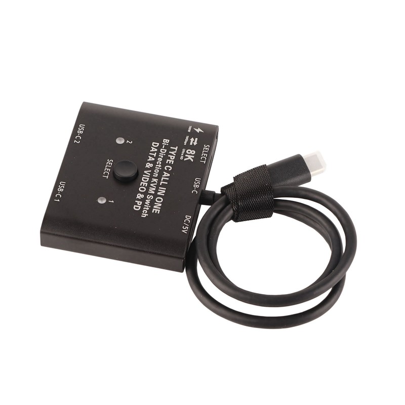 USB C Bi Directional Switcher 2 in 1 Out 1