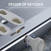 Stainless Steel Drill Free Triple Wall Mount Soap Dispenser Set