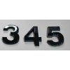 BUILDINGSIGNS.COM Apartment Number Sign/Mailbox Number Sign, Number 9 (Black,3D, ...-REF24-1027