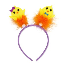 Easter Headband Bunny Ears Carrots Baby Chick Hair Band Easter Eggs Rabbits Ears Red Comb Hair Hoop Head Boppers Headwear Costume Accessories for Kids Adults Easter Party Decoration Supplies 1PCS