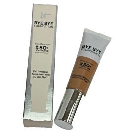 IT BYE BYE FOUNDATION SPF 50+ FULL COVERAGE MOIST 1 oz Rich Honey 3D SKIN FLEX