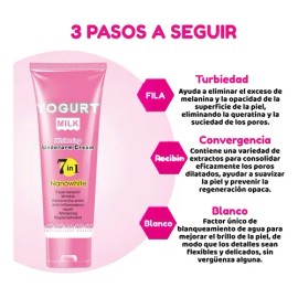 Crema Leche Yogurt Aclaradora Manchas Zona Íntima Y Codos                                                                                             