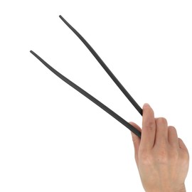 Idea Sekikawa BLACK TONGS SERIES Chopsticks Tongs, Black, SUS821L1, Tsubamesanjo, Made in Japan