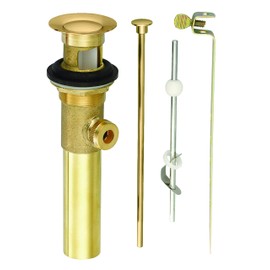 Gerber Plumbing Metal Pop-Up Drain Assembly with Lift Rod