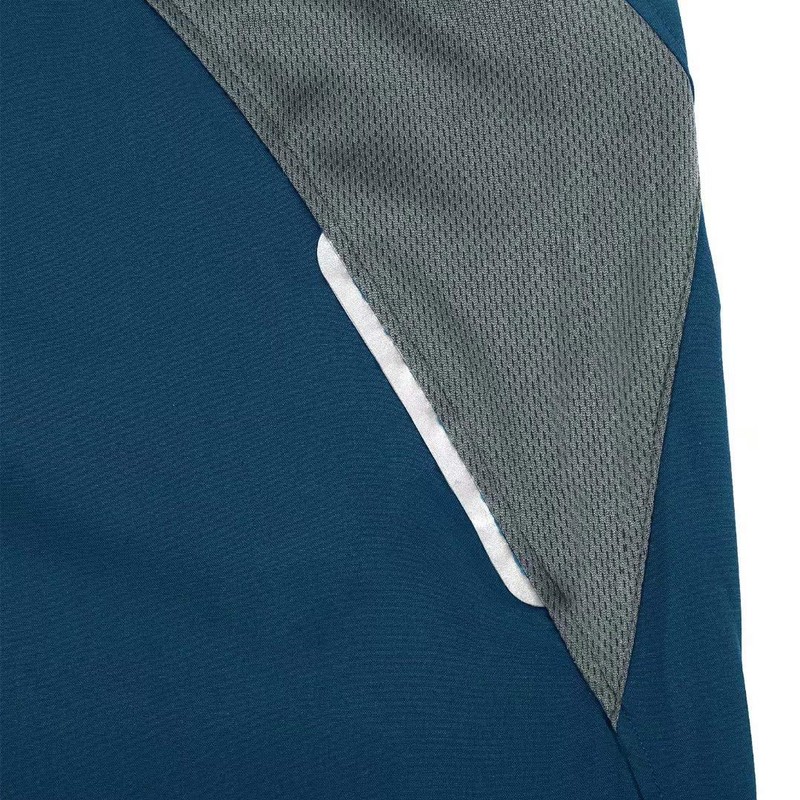 Men’s Sports Shorts, Quick-Drying, Lightweight, with Zip Pocket, peacock blue