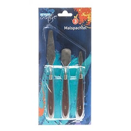 3 painting spatulas / set with 3 different sizes 1 + 2 + 5