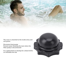 Zerodis 4pcs Inflatable Hot Tub Hole Plugs Assortment Rubber Hot Tub Hole Filter Stopper Replacement for LAY Z SPA Accessories