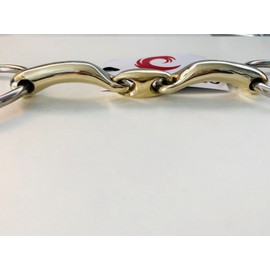 UKSALES25 LOOSE RING SNAFFLE BIT TURTLE CURVED TONGUE SAVER (Horse Bit) (4.5")