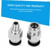 Baluue 3pcs PTFE Bowden Tube Extruder Kit Pneumatic Connectors for
