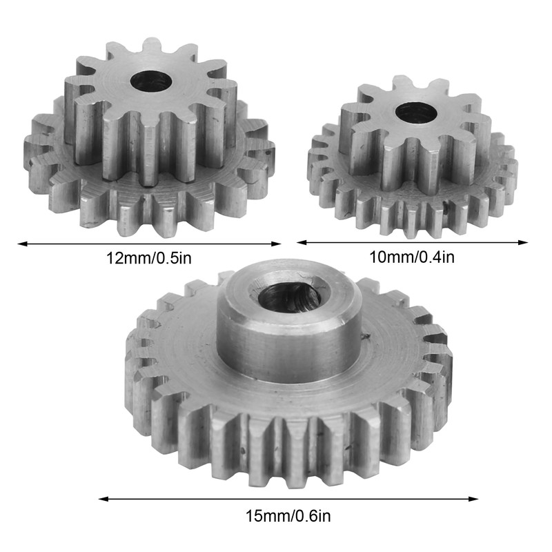 Steel Gearbox Gear Transmission Box Gear Replacement Parts for WPL