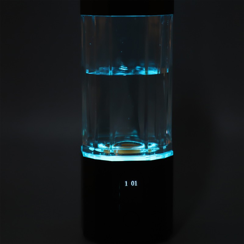 Hydrogen Water Bottle with Colorful Lights Platinum Titanium Electrode 2