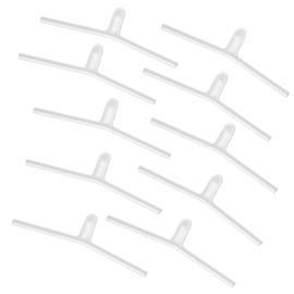 DuckcowsC 10Pcs Shutter Vane Repair Slider Connectors for Hunter Douglas Vinyl, Polysatin, Summerwind and Eclipse Shutters with Slotted Tilt Bar (1 Connect 3" Long)