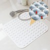 Shower Mat, 48 x 48 cm, Non-Slip Square Shower Mat,