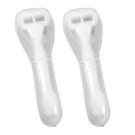 SNONESIY Pack of 2 Razor Case Storage Razor Case Razor Storage Box Travel Case for Razor Protective Case Waterproof and Dustproof Easy to Carry Transparent Storage Box, White